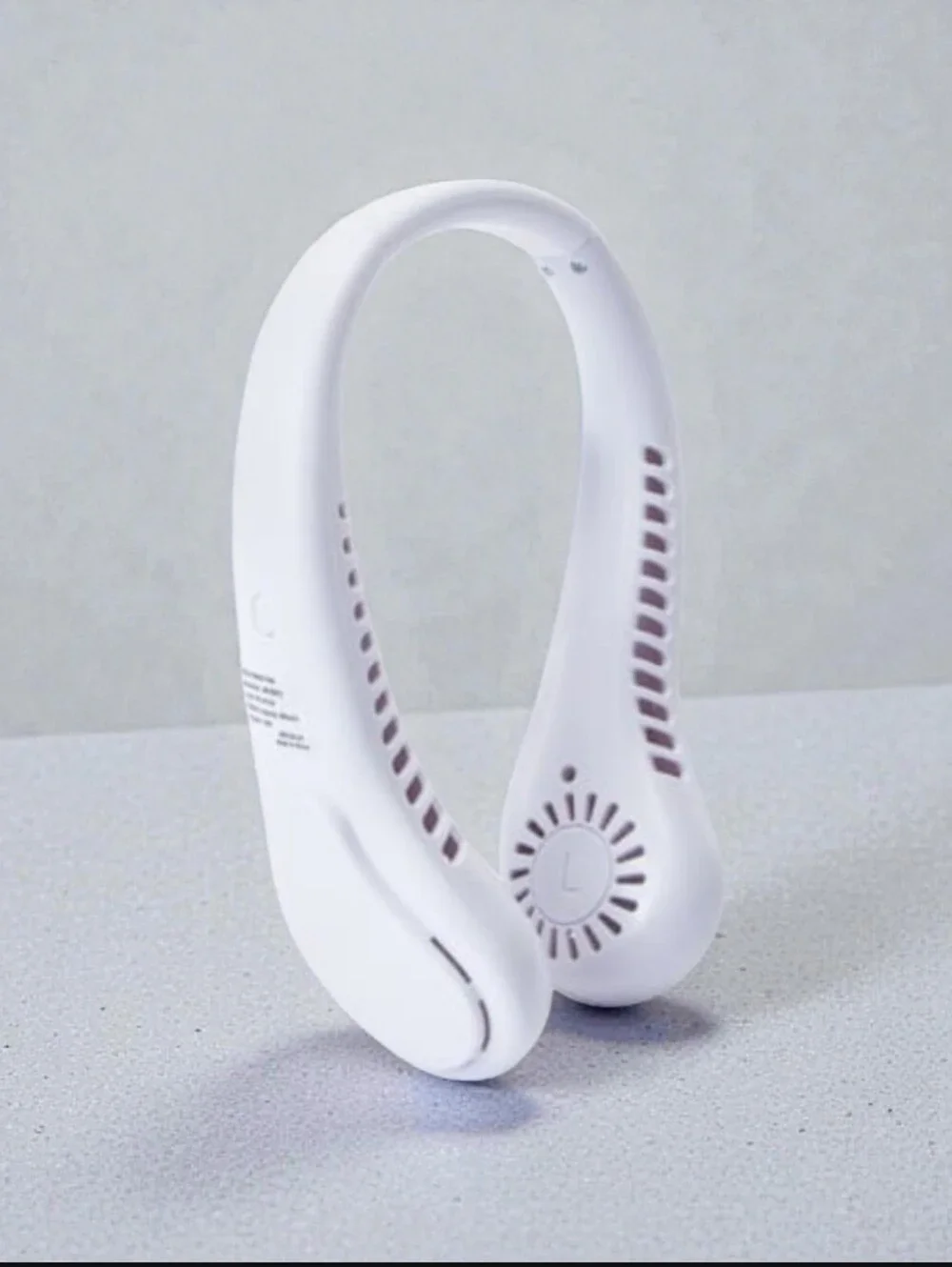 Neck Wrap Fan - White Portable Hands-Free Fan. NIB - Picture 2 of 6